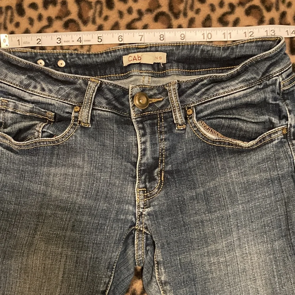 2 for $25 CAbi Jeans Women’s Size 0 Boyfriend Fit Style #917 Medium Wash Jeans - Picture 9 of 11